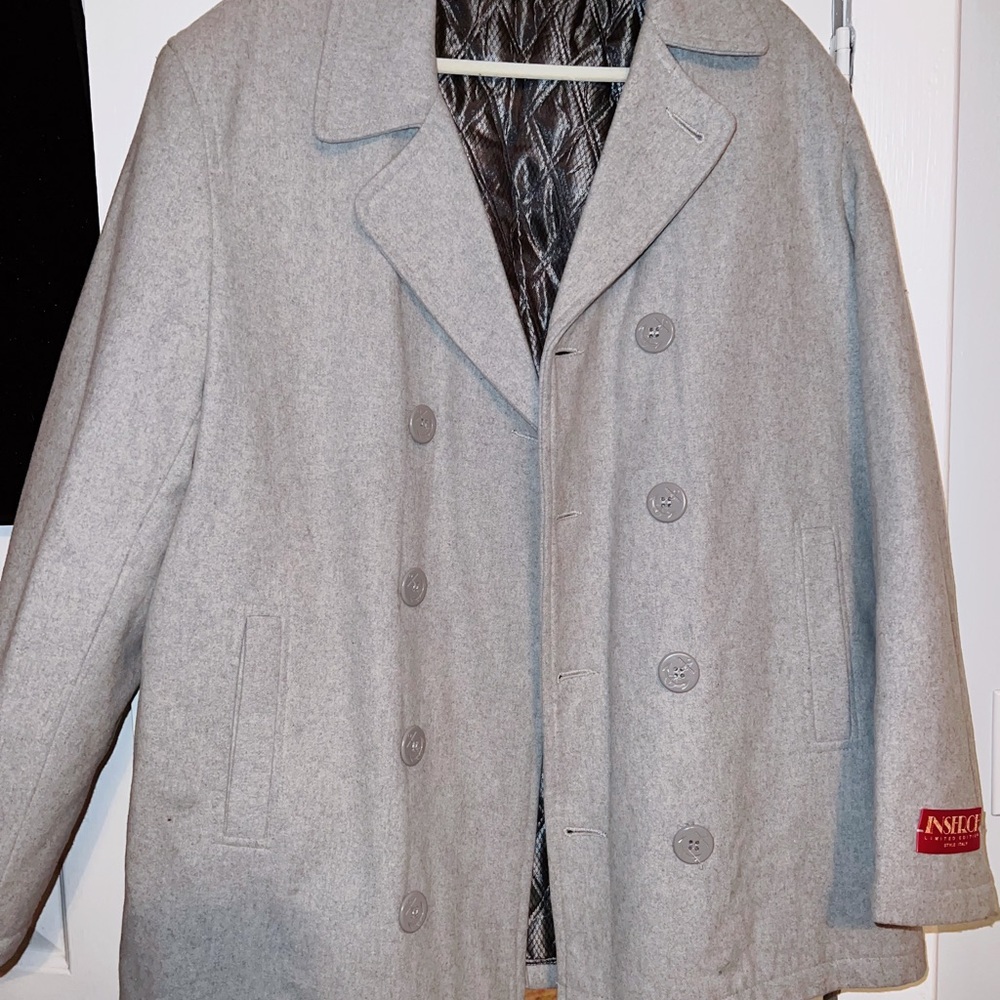 Double Breasted Gray Blazer